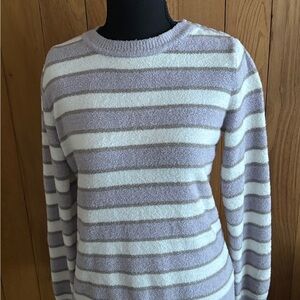 Barefoot Dreams CozyChic Lite Striped Pullover Sweater